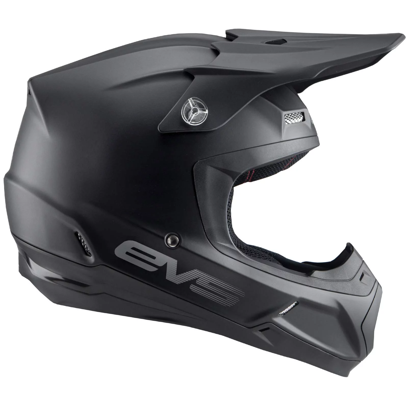 EVS T5 Solid MX Offroad Helmet Matte Black SM