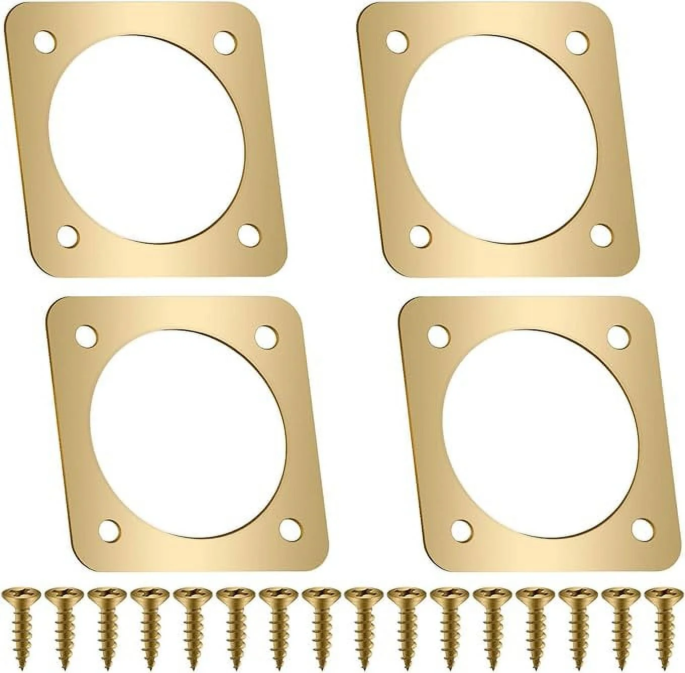 Metal Bird House Guard with Copper Portal for Eastern Bluebird Houses 1 1/2 Inch Opening (4 Pieces)