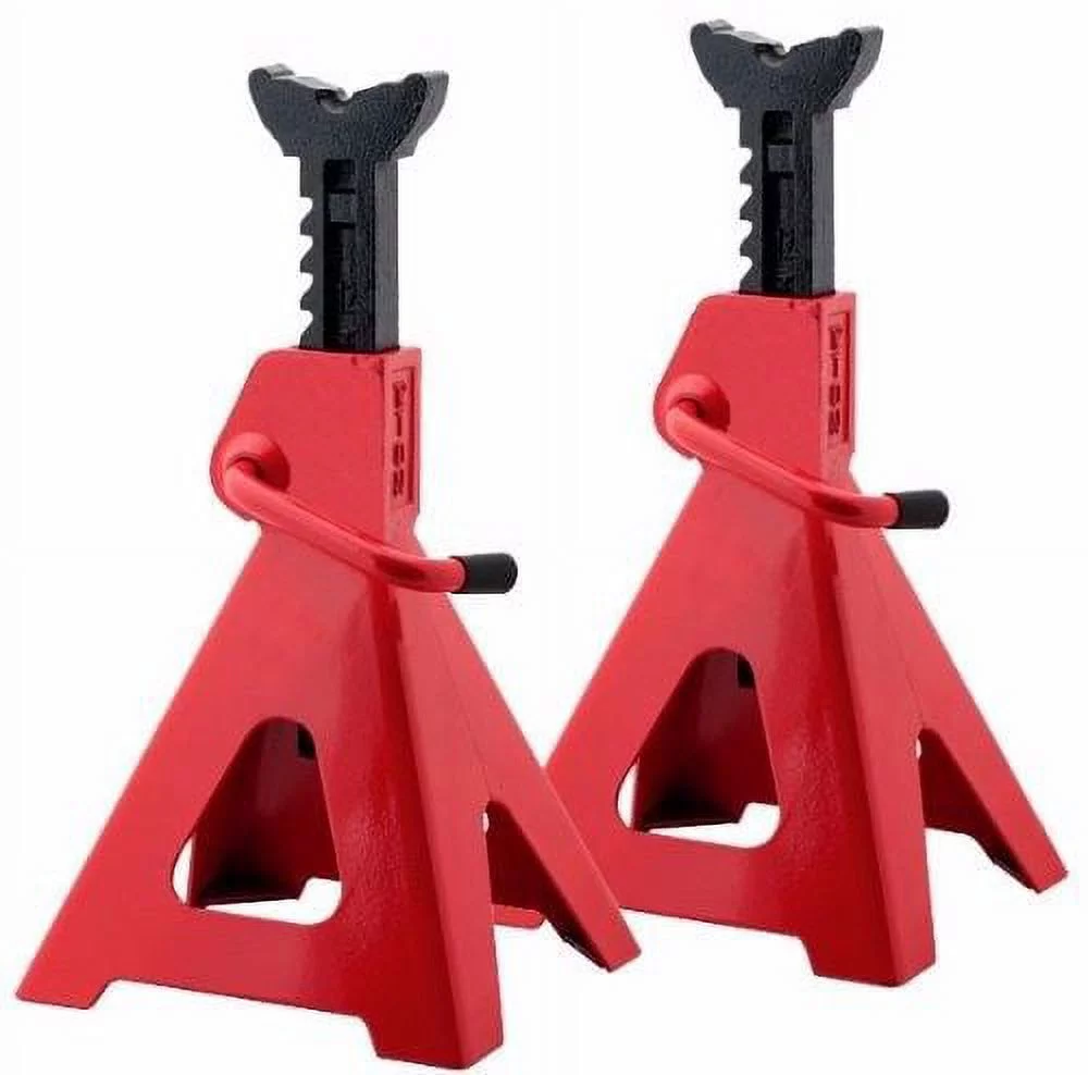 Stark Set of (2) Jack Stand 12-Ton Capacity Shop Auto Stand Self-Locking Ratchet (24,000lbs)