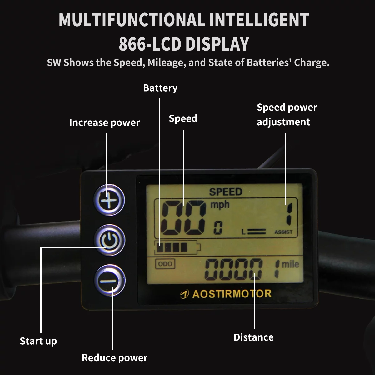 DFITO A20 Folding Electric Bike Ebike Bicycle 500W Motor 20