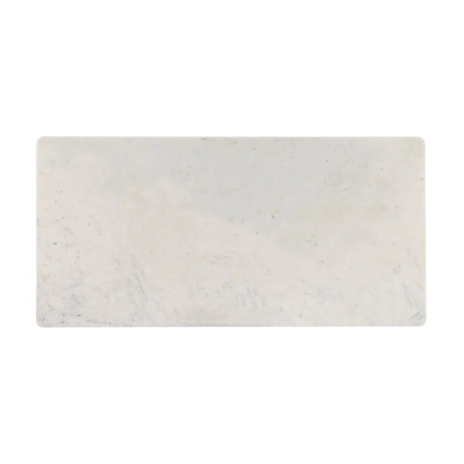 Linon Pace Coffee Table White Marble Top Wood Base/Shelf in Gray Wash Finish