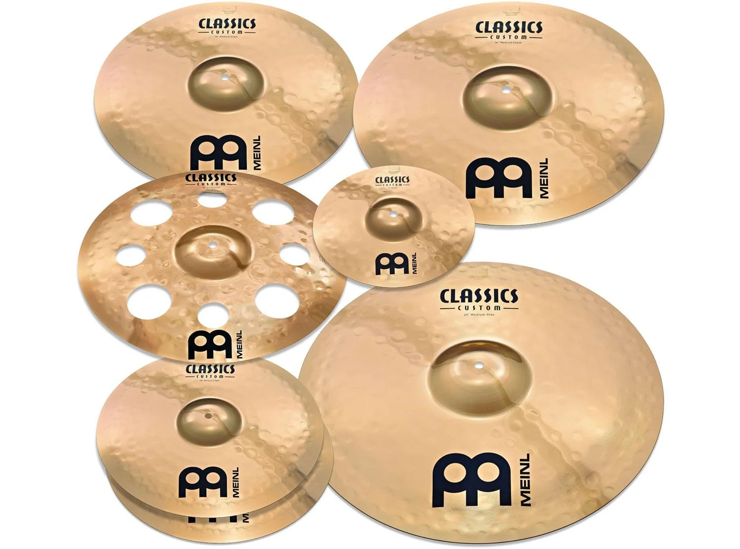 Meinl Cymbals Classics Custom Double Bonus Cymbal Pack with Free 10