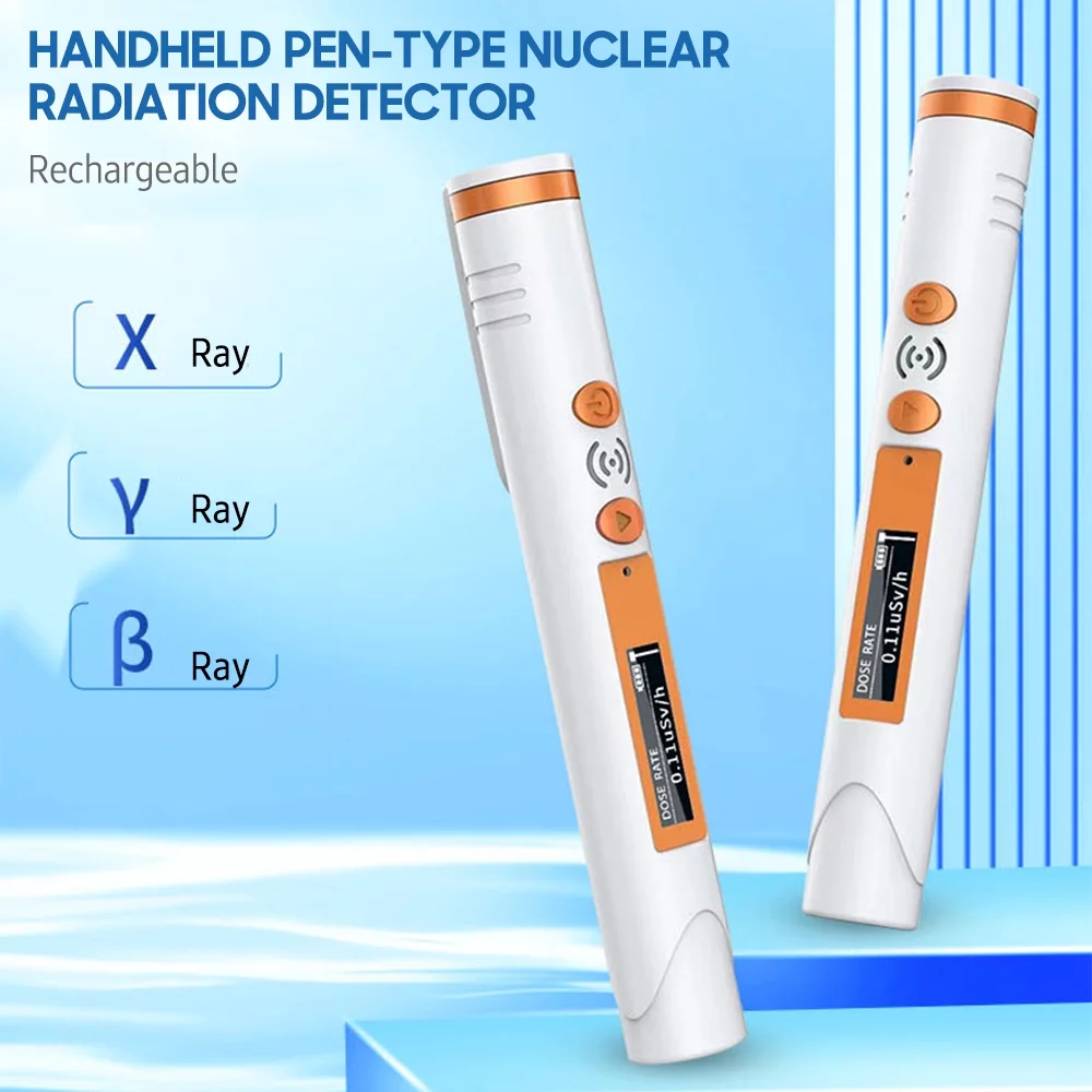 Geiger counter,Buzhi Nuclear Handheld Dose Counter With Counter With Sound Portable X Y Alarm Palm-size Personals Dose Personals Dose Counter Handheld Pen-type Nuclear X Y -ray Dsfen