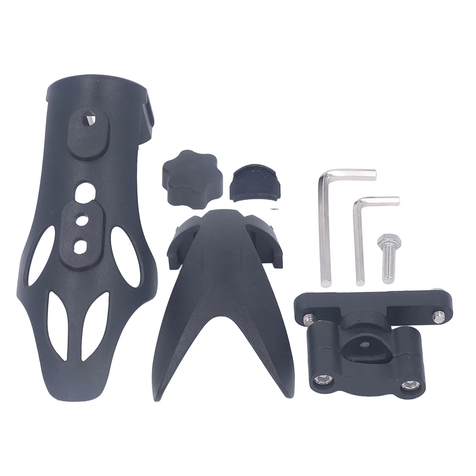 Motorcycle Bottle Cages, 2Pcs Bike Cup Holder Adjustable Universal 360° Rotation Bike Handlebar Drink Water Bottle Mount