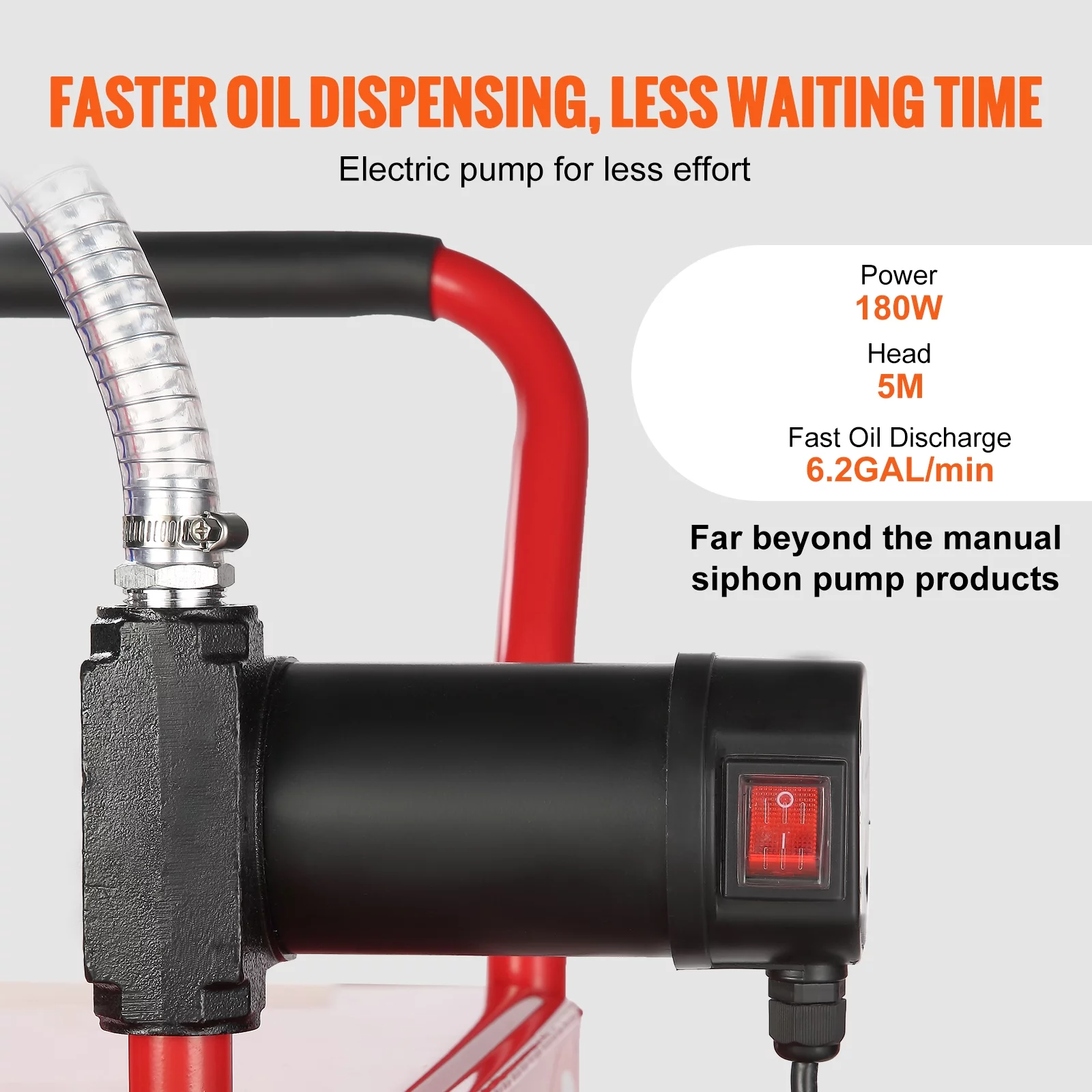 SKYSHALO 30 Gallon Fuel Caddy, 23.5 L/min, 180W Portable Fuel Storage Tank Container with Electric Pump Wheels