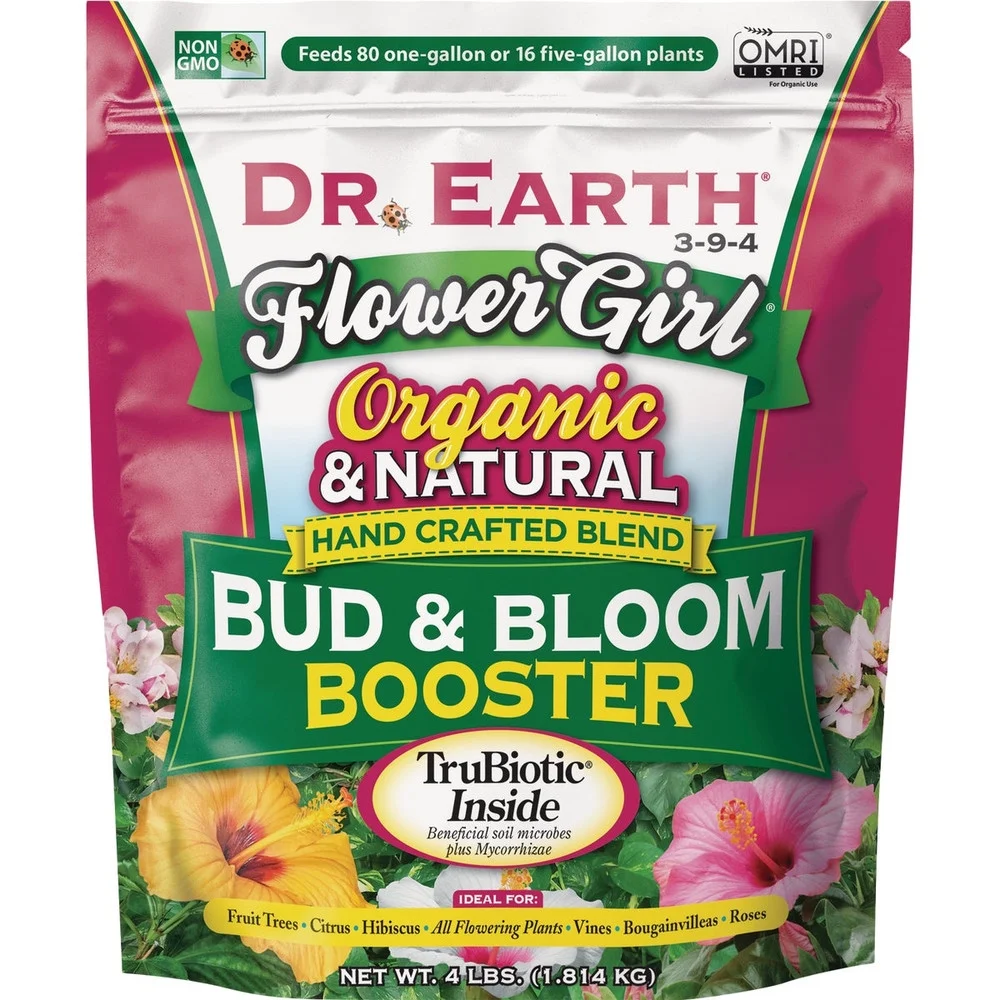 Dr. Earth Flower Girl 4 Lb. 3-9-4 Organic Bud & Bloom Booster 707P 707P 720872