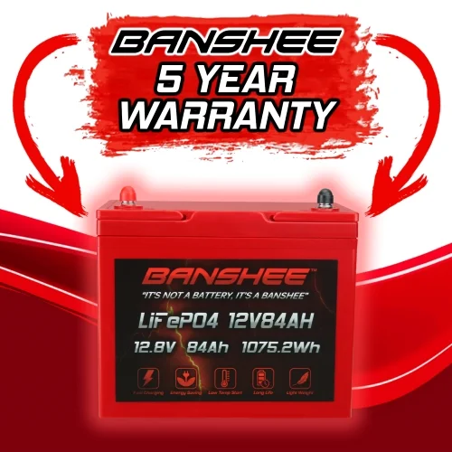 Banshee Battery 12V 84Ah INT Battery Replaces BCI Group 24M Starting Marine & RV