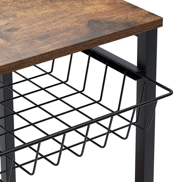 Wellynap 3-Tier Kitchen Rolling Cart, 31.5