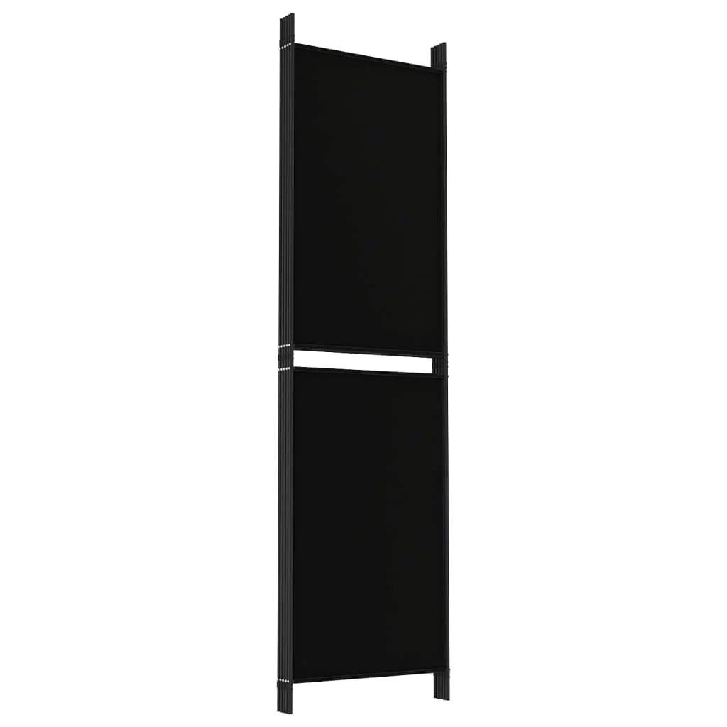 Anself 5-Panel Room Divider Black 98.4
