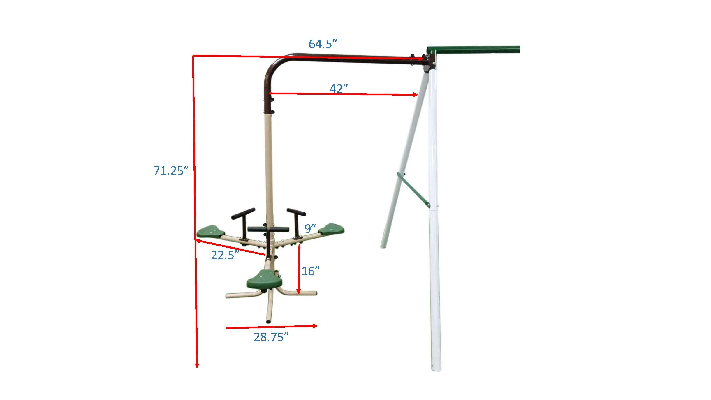 XDP Recreation Triple Fun Go-Round
