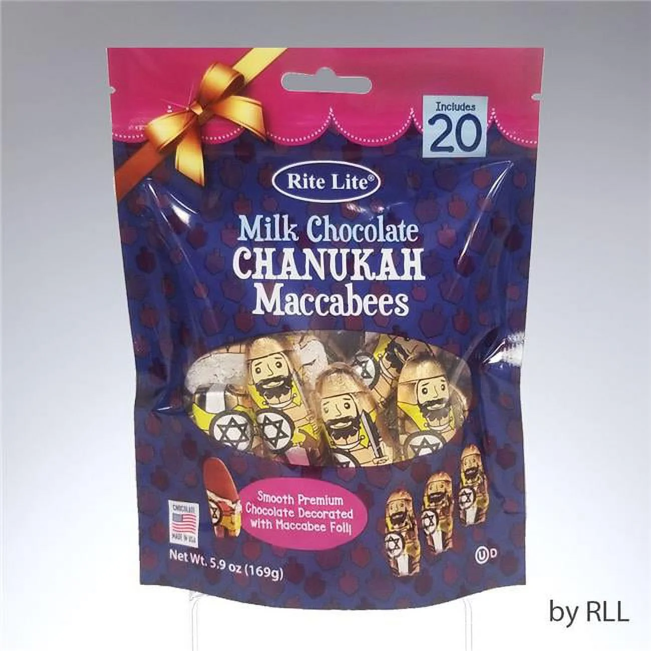 Milk Chocolate Chanukah Maccabees - Pack of 20