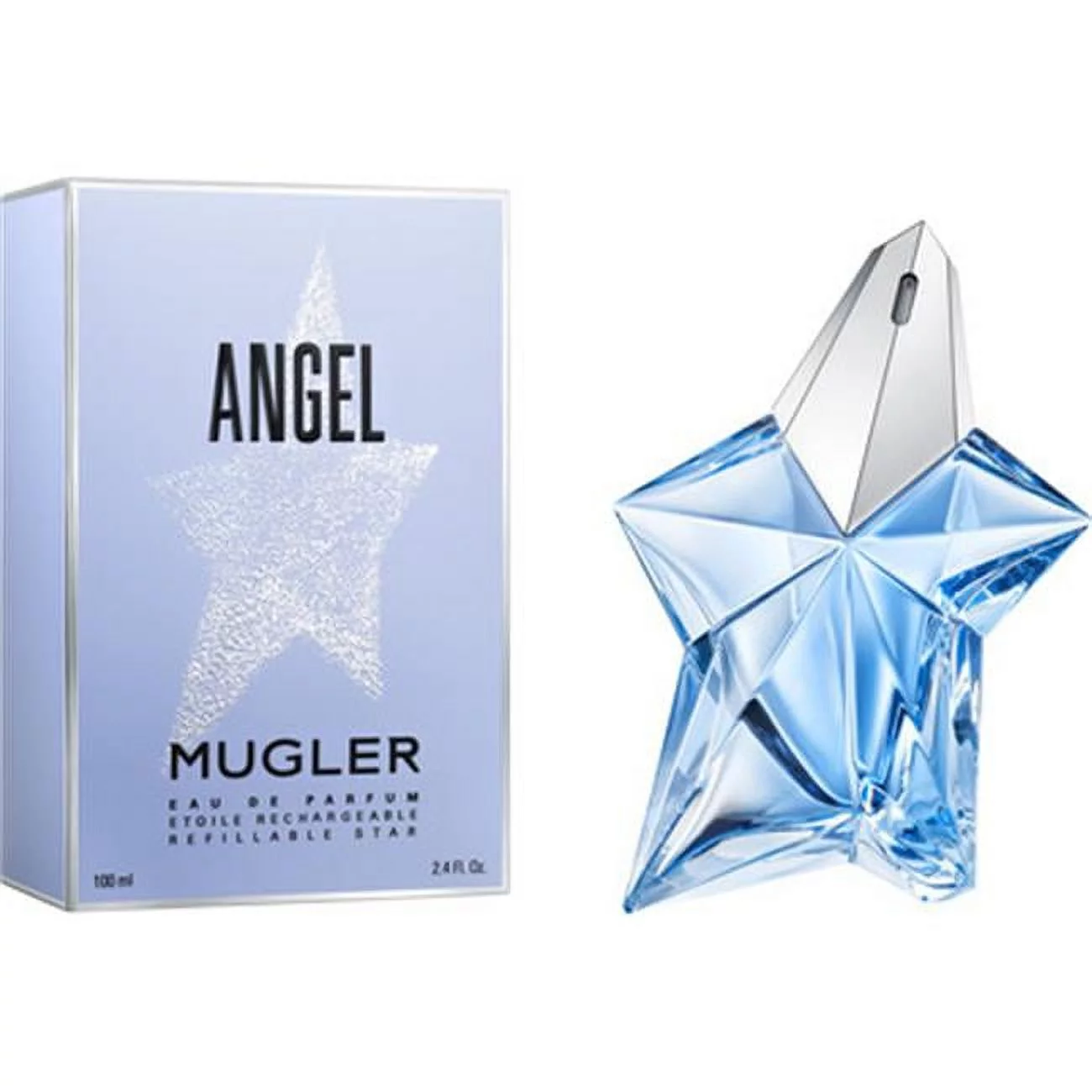 Thierry Mugler  3.4 oz Angel Eau de Parfum Spray Refillable Star Spray for Women - 100 ml