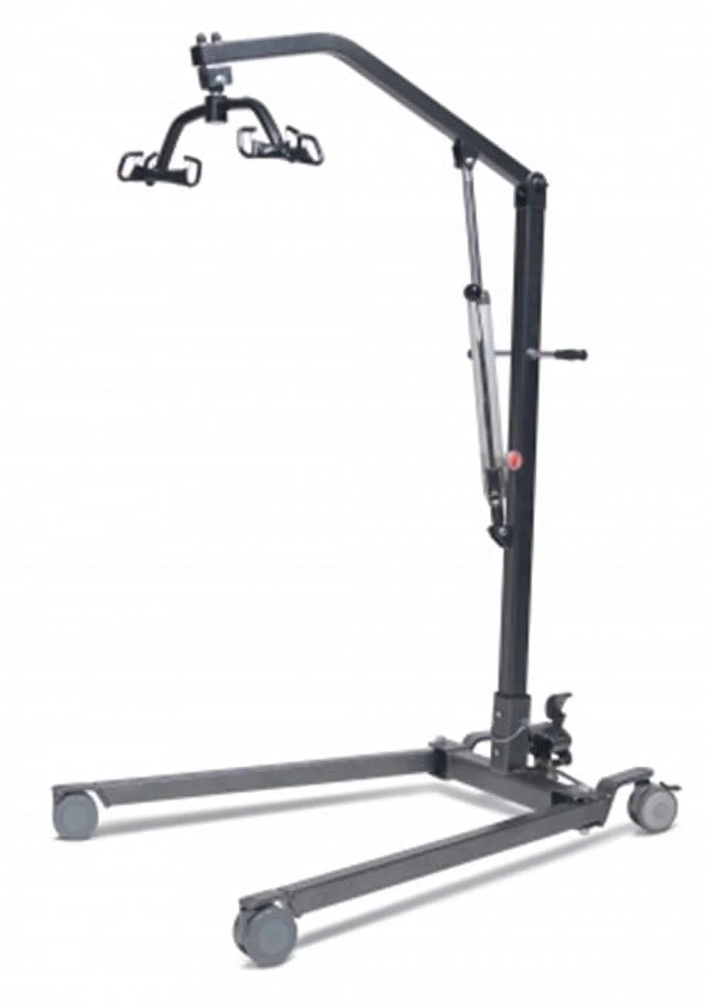 Lumex Hydraulic Patient Lift, Adjustable Base, Medical Transfer Aid for Home and Clinical Use, Grey