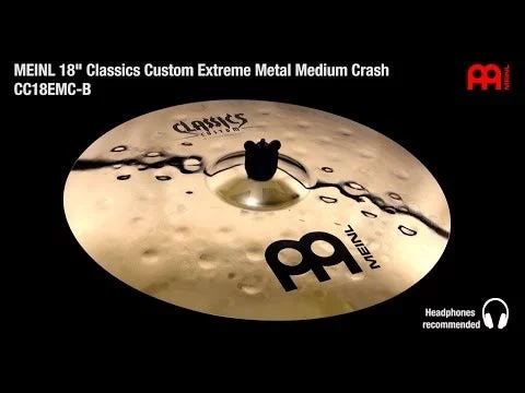 Meinl Cymbals Classics Custom Series Extreme Metal 3-Piece Cymbal Pack