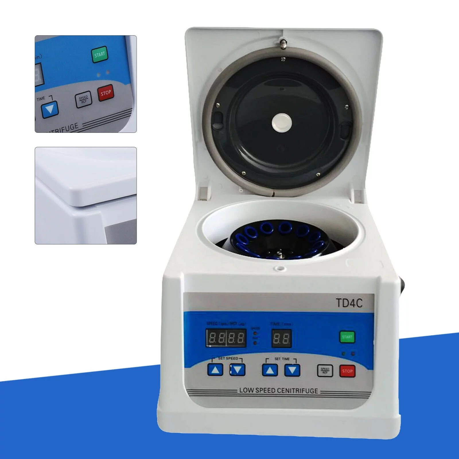 TD4C Lab Desktop Centrifuge 8*15ml PRP Blood Low-Speed Centrifuge Electric Centrifuge Machine Lab Laboratory Medical Practice Centrifuge 8*15ml