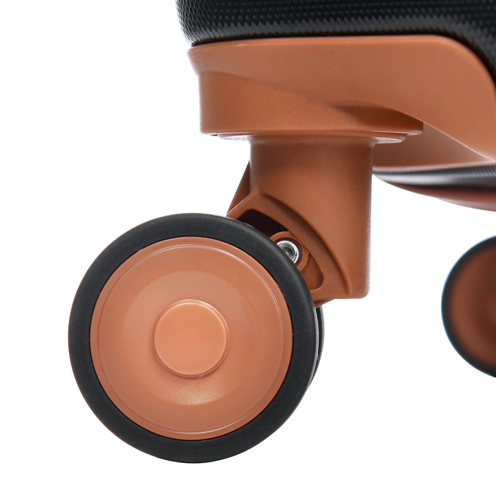 3-Piece Luggage Set - Expandable ABS Hardshell Clearance Suitcases with Spinner Wheels and TSA Lock - Lightweight and Sturdy (20''/24''/28'') - Black and Brown