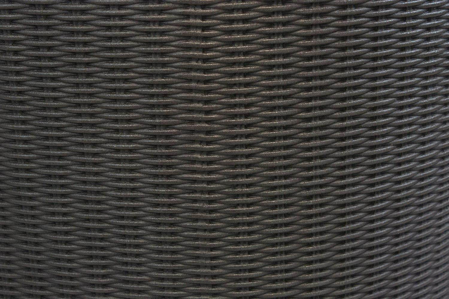 Good Ideas 50 gal. Impressions Bali Rain Saver Barrel with Planter Top, Dark Brown