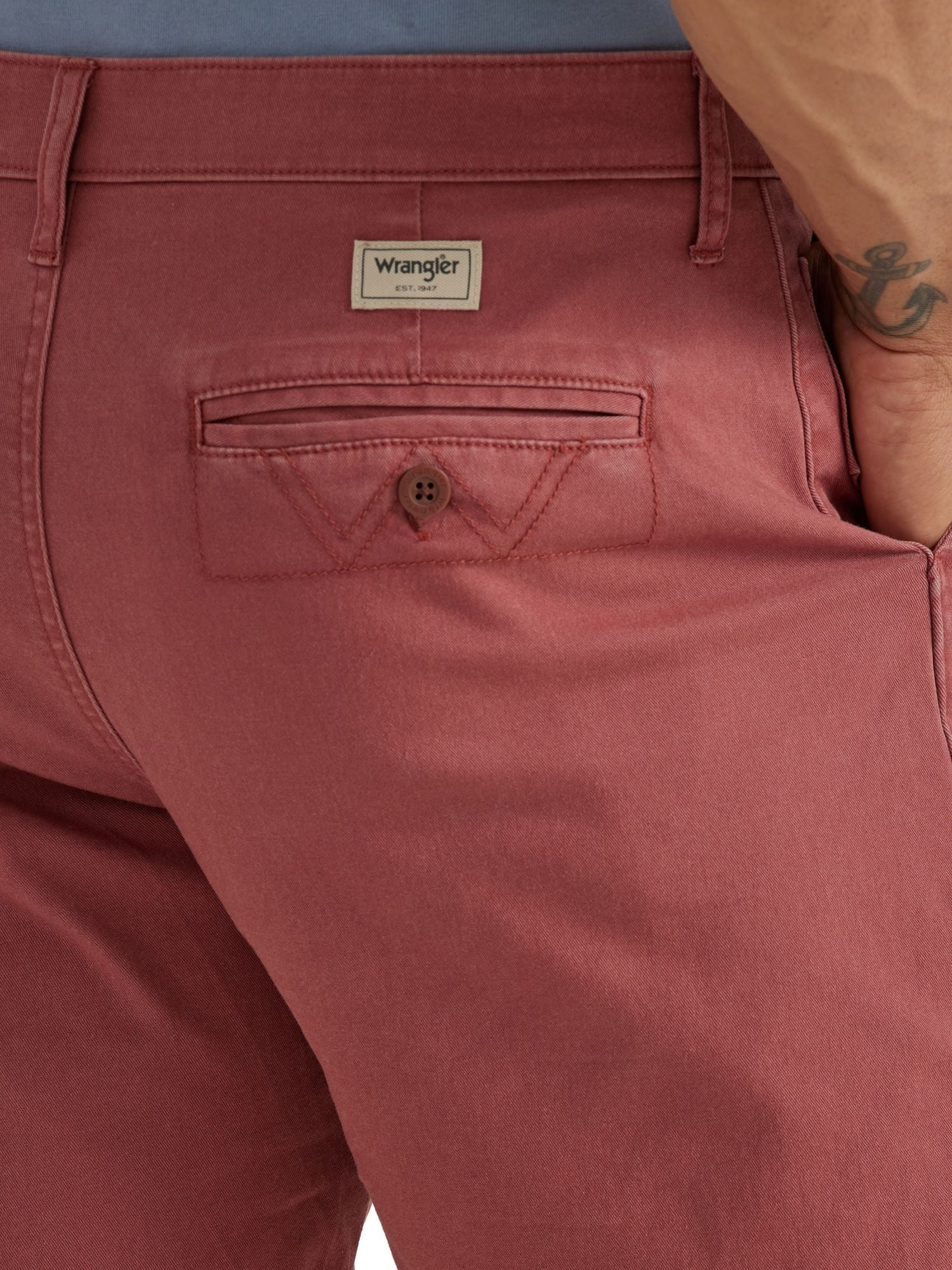 Wrangler Men's Regular Fit Flat Front Short