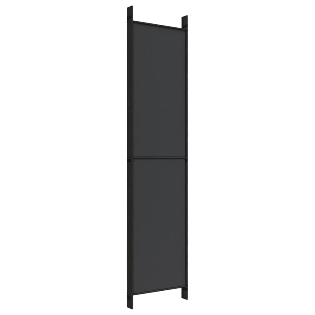 Anself 5-Panel Room Divider Black 98.4