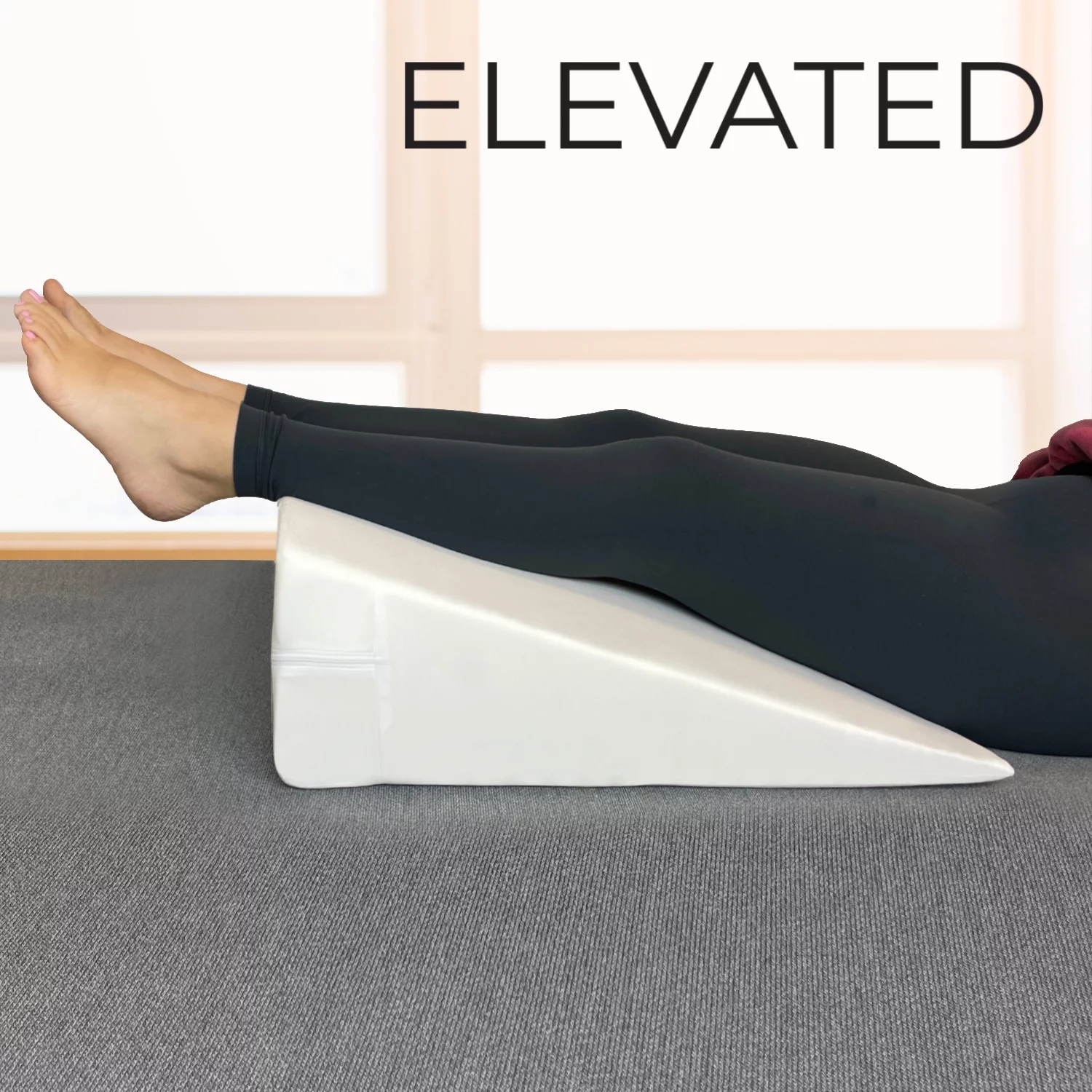 Wondertech Multi-Purpose Foam Wedge Pillow, White