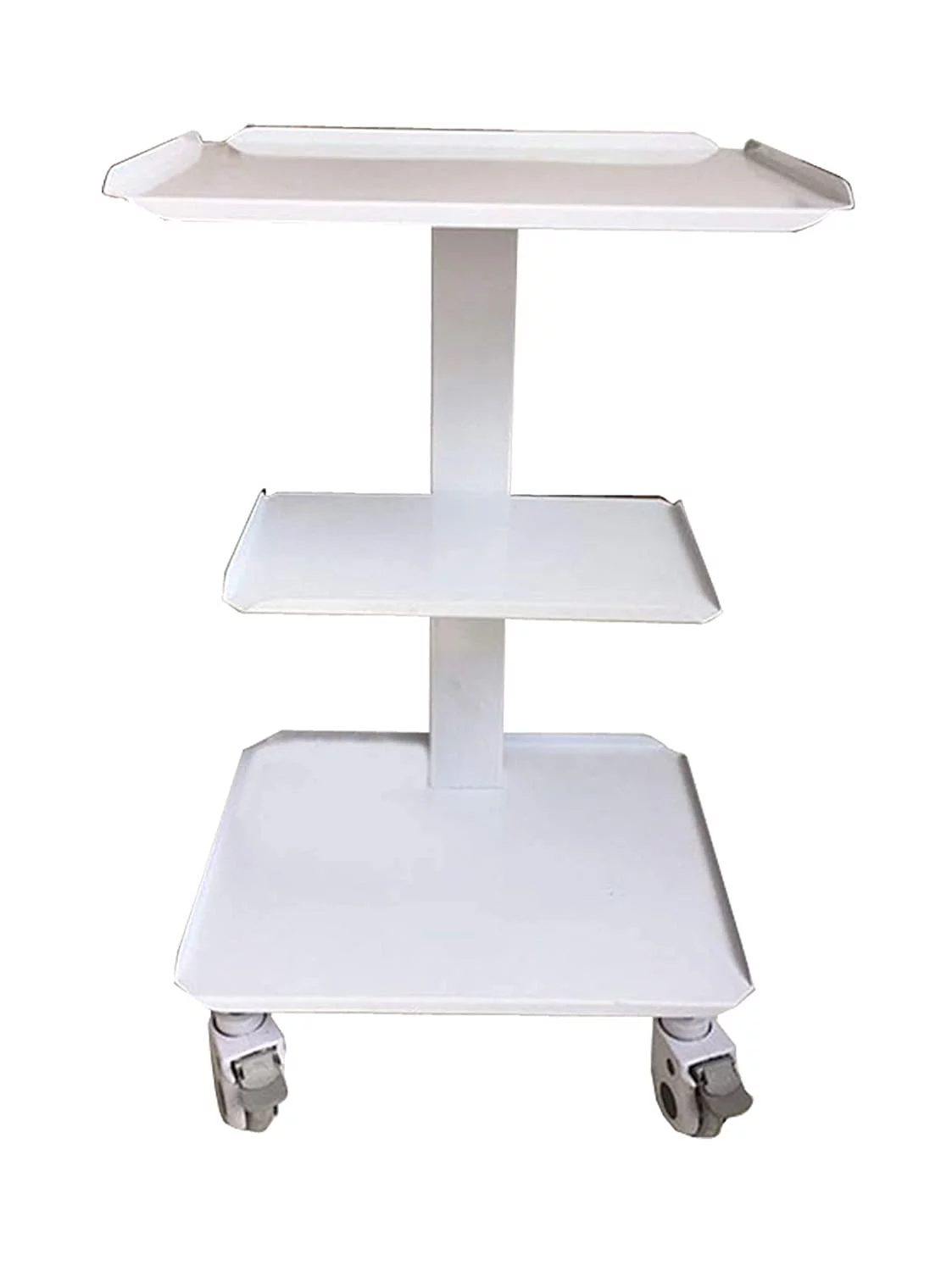PreAsion Mobile Trolley Dental Equipment Surgical Equipment Trolley Beauty Salon Tools Ultrasound Cart 3 Layers