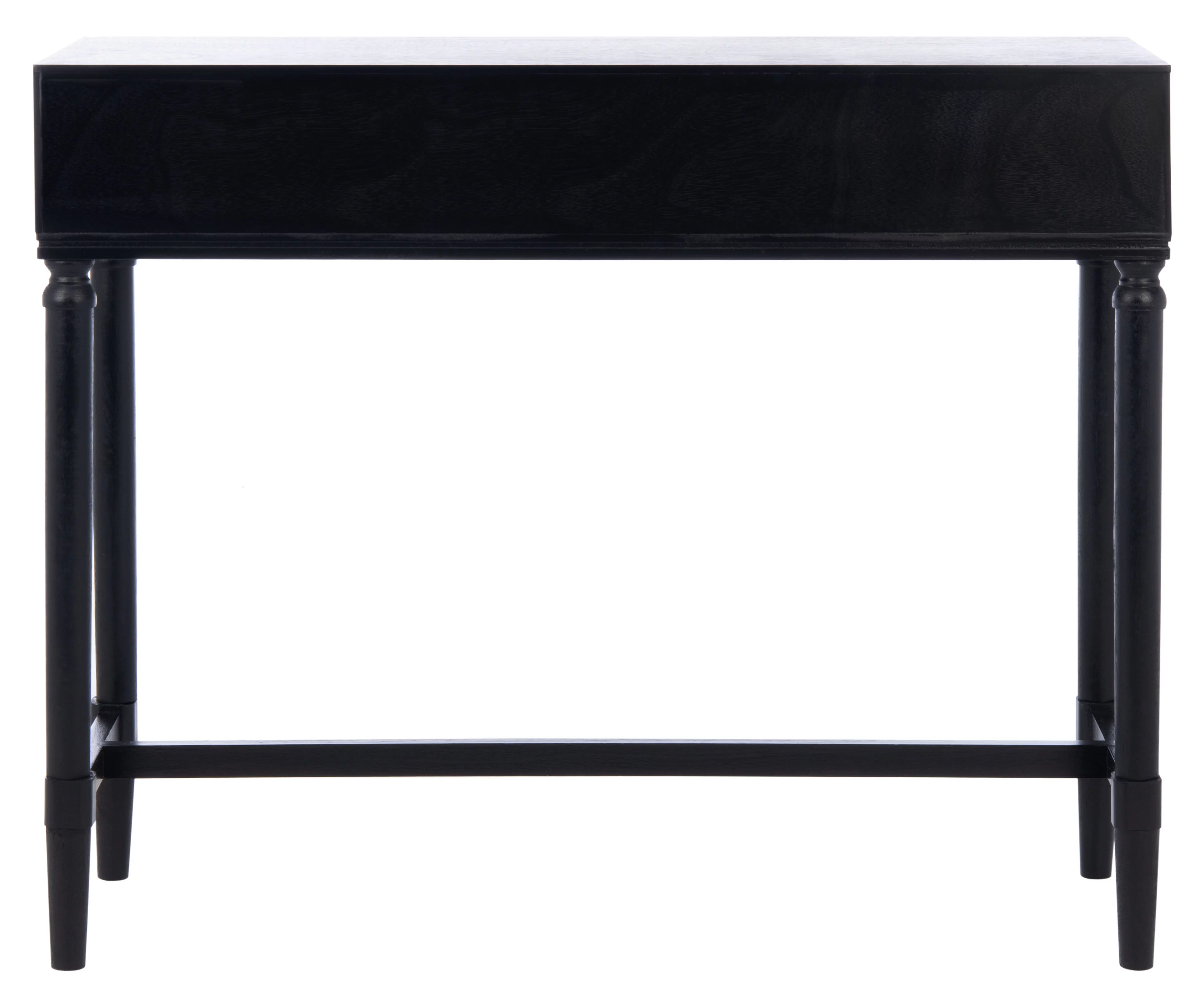 SAFAVIEH Estella Modern 2 Drawer Console Table, Black