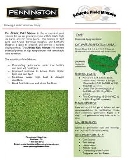 Pennington Lofts Athletic Field Mixture 50 lb