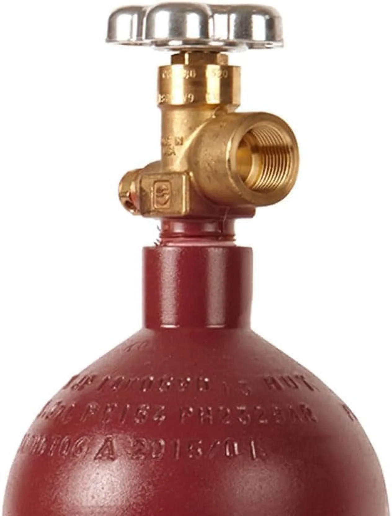 New 20 cu ft Steel Nitrogen Cylinder with CGA580 Valve