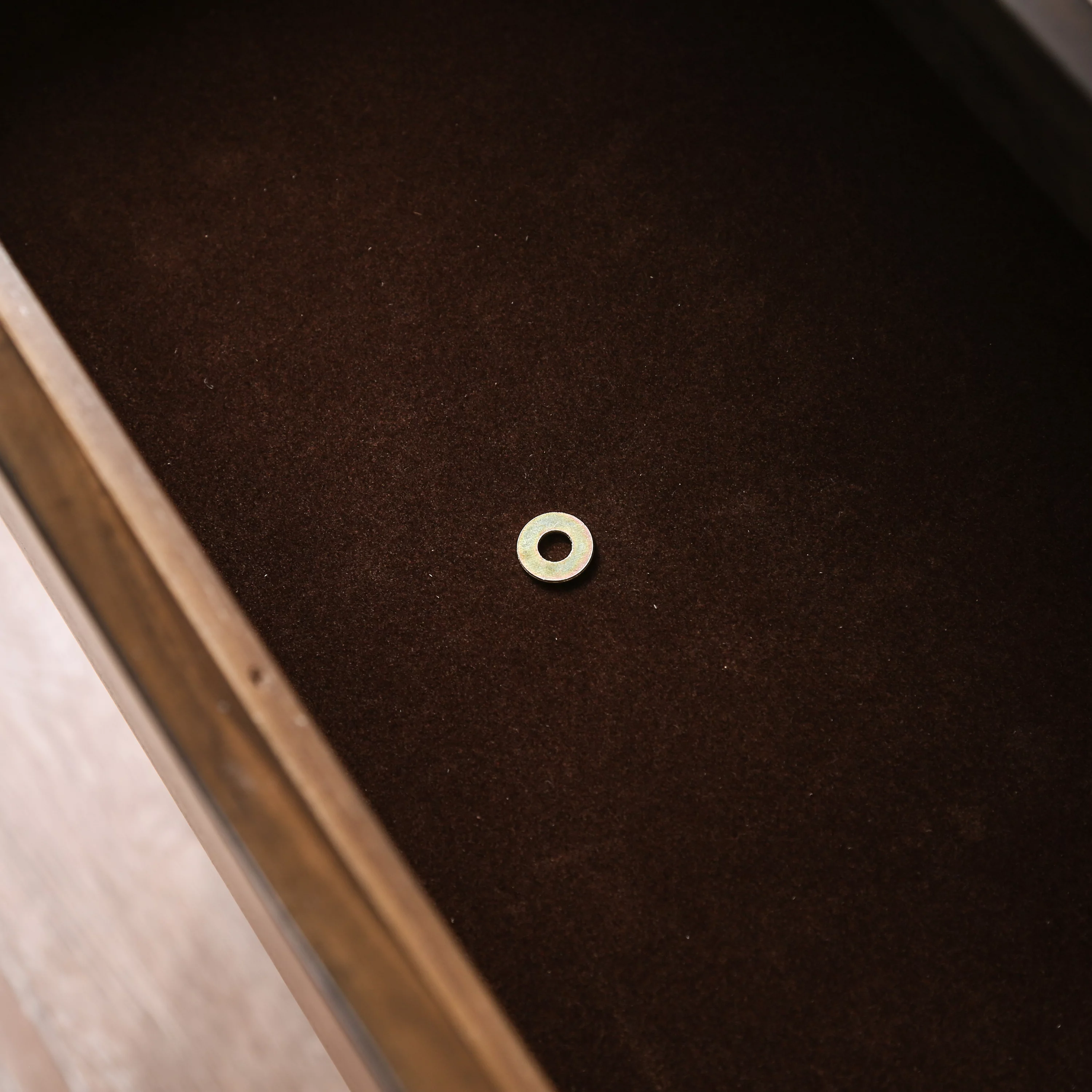 Furniture of America Trippen Nightstand with 2-Drawer, Dark Walnut and Oak