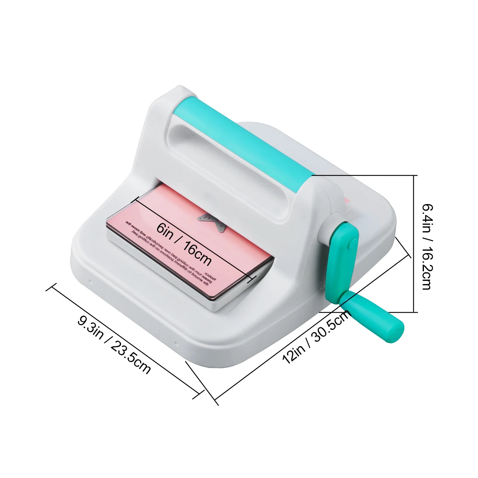 SKYSHALO Die Cutting & Embossing Machine for Arts & Crafts, 6 Inch Portable Manual Cut Machine, Scrapbooking & Cardmaking Tools, Perfect for Invitations, Birthday Cards, Greeting Cards