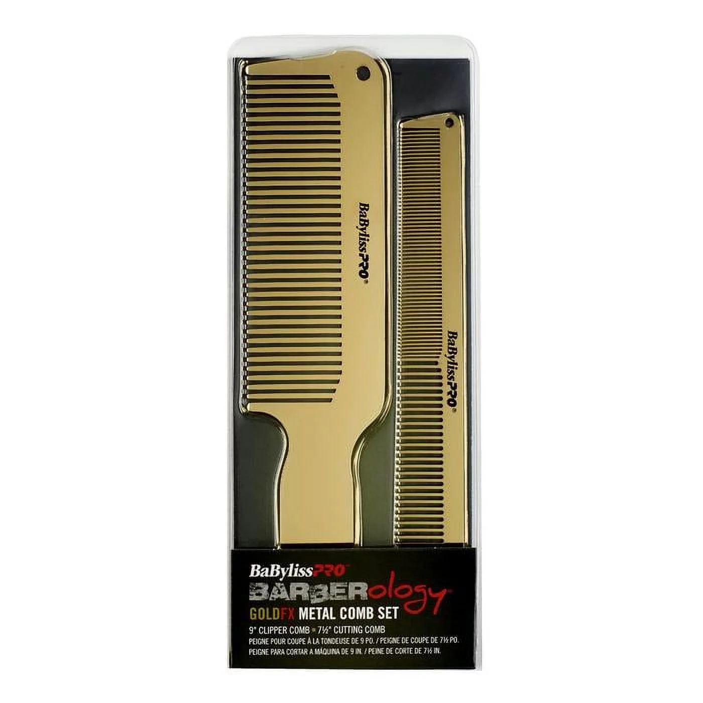 BaByliss PRO GoldFX Clipper FX870G and Metal Comb Set