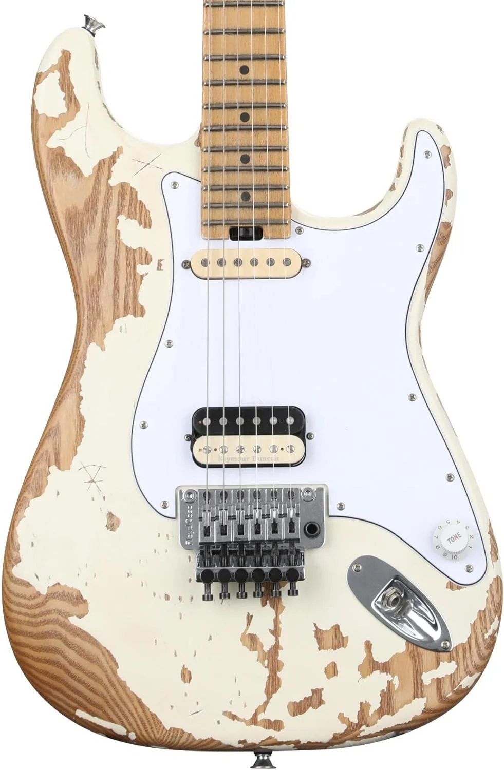Charvel Super-Stock SC1 Artist Signature Limited-edition Henrik Danhage Electric Guitar - White Relic