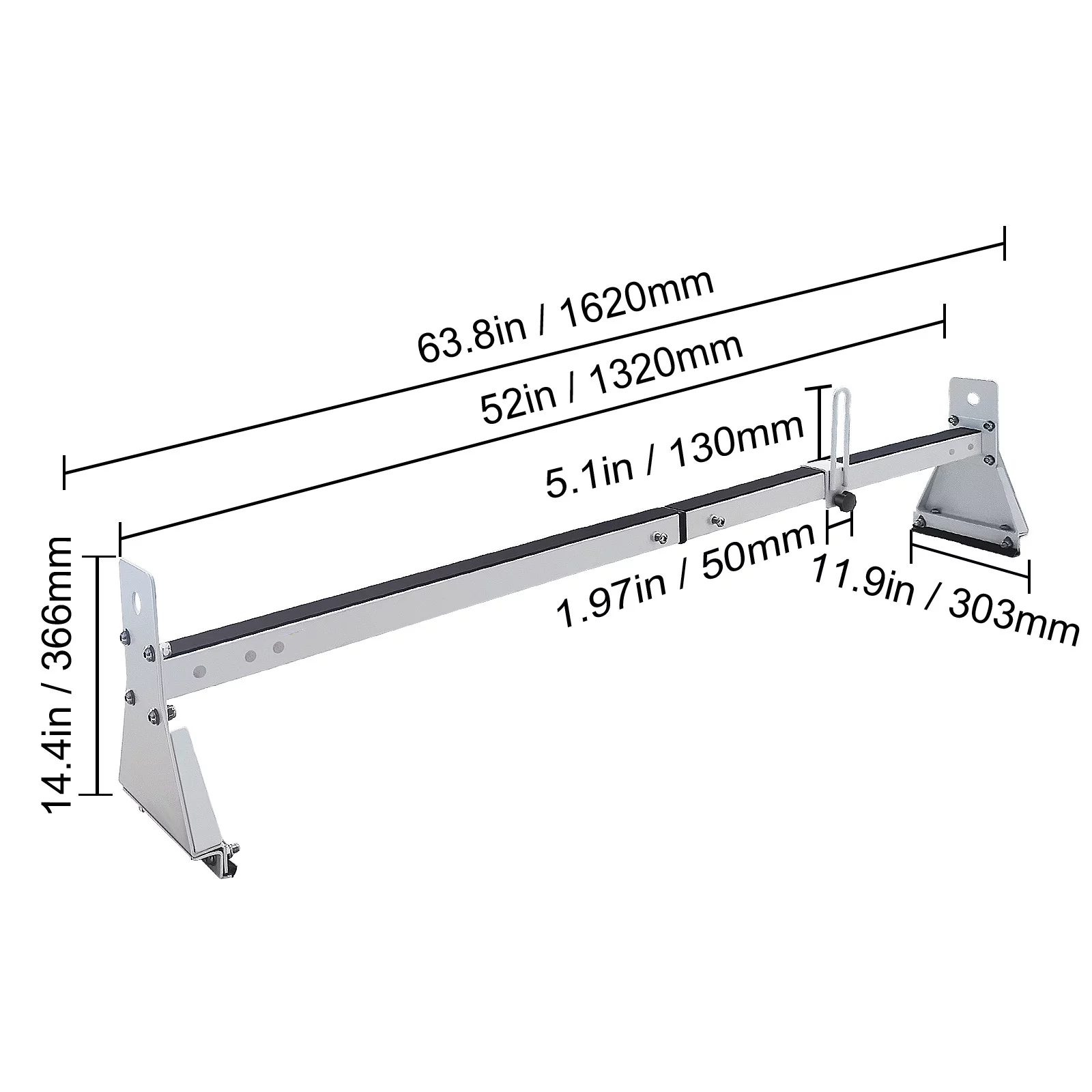 BENTISM Roof Ladder Rack Van Ladder Rack 52