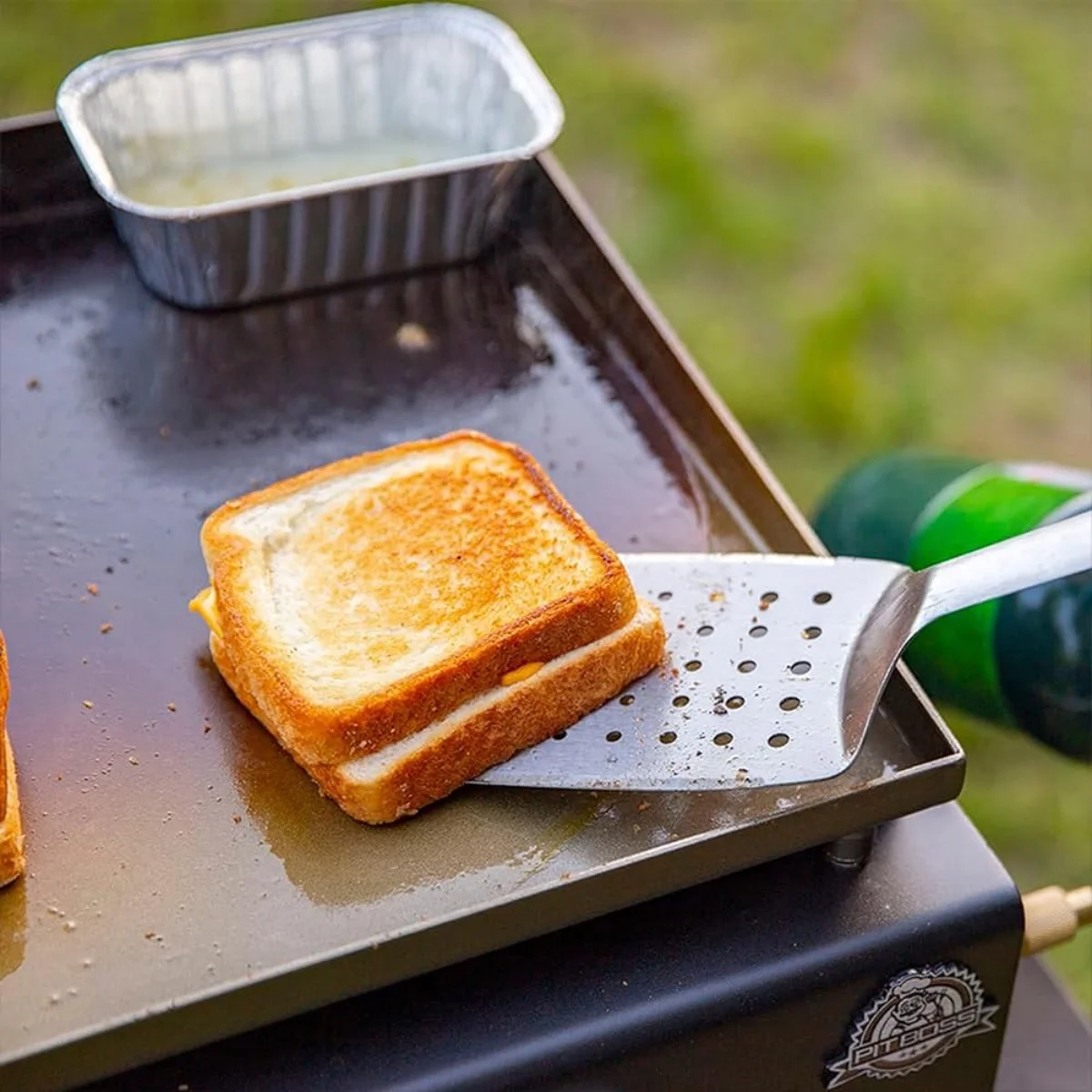 2-Burner Tabletop Gas Griddle, 18,000 BTU - 265 Square Inches Of Cooking Space
