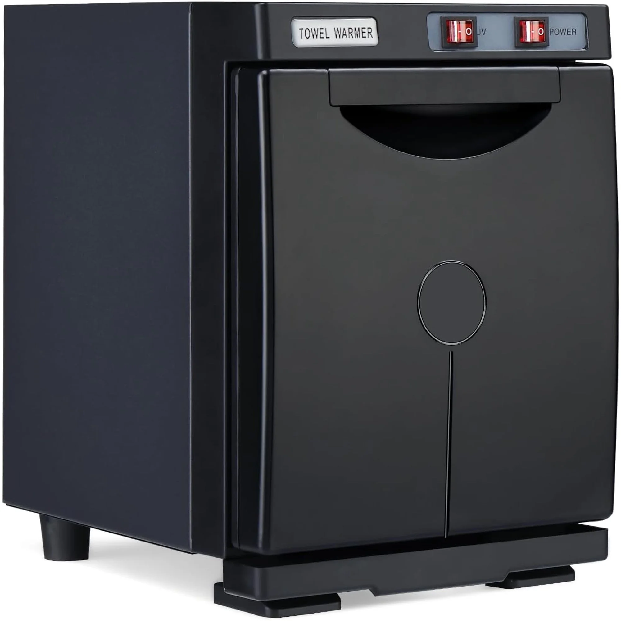 Hot Towel Warmer for Facials Massage, Esthetician Towel Heating Cabinet Black, Aluminum Chamber, Salon Beauty Spa Barbershop Equipment,Easy Operation,Automatic Temperature Control