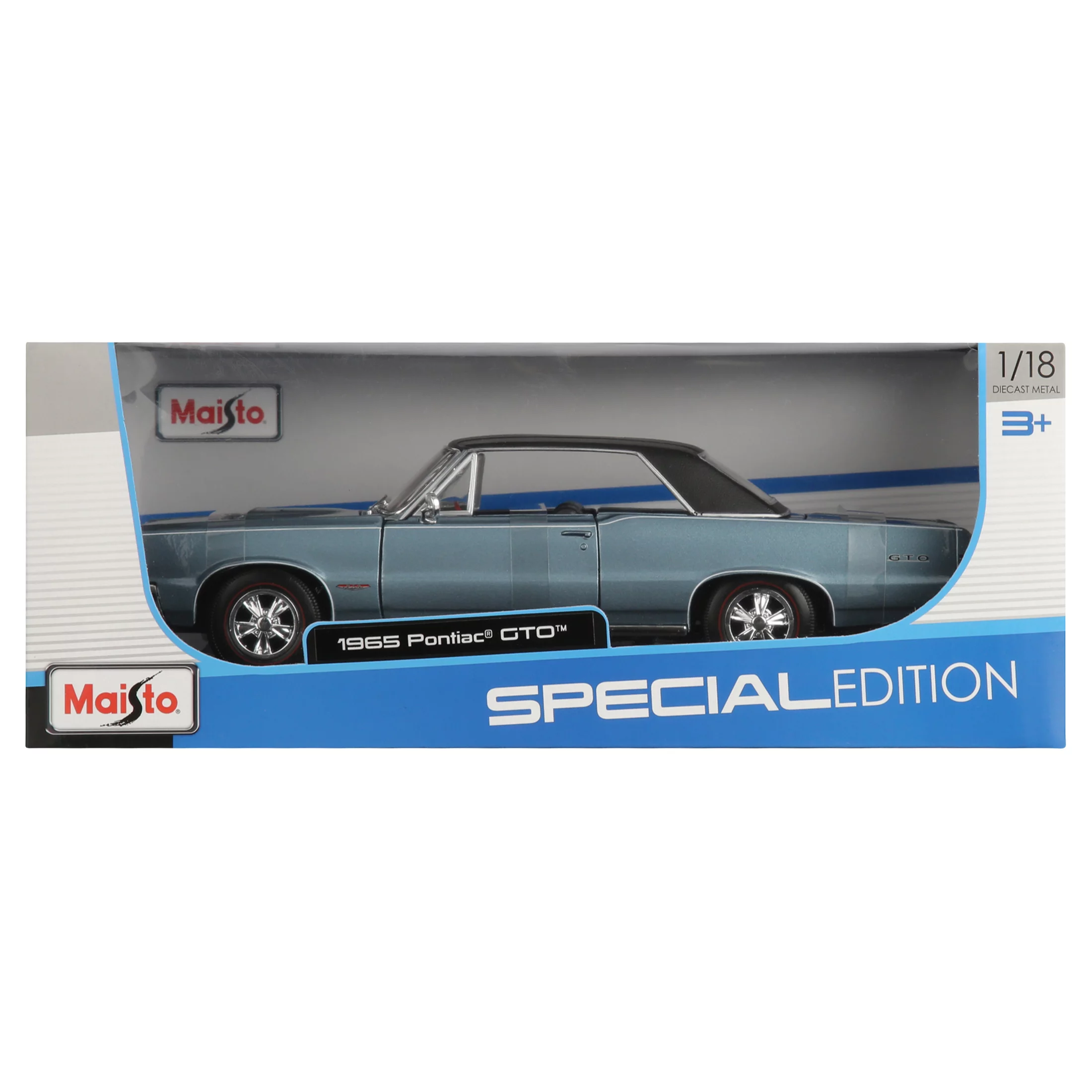 Maisto 1:18 Scale 1965 Pontiac GTO Hurst Edition Car Play Vehicle