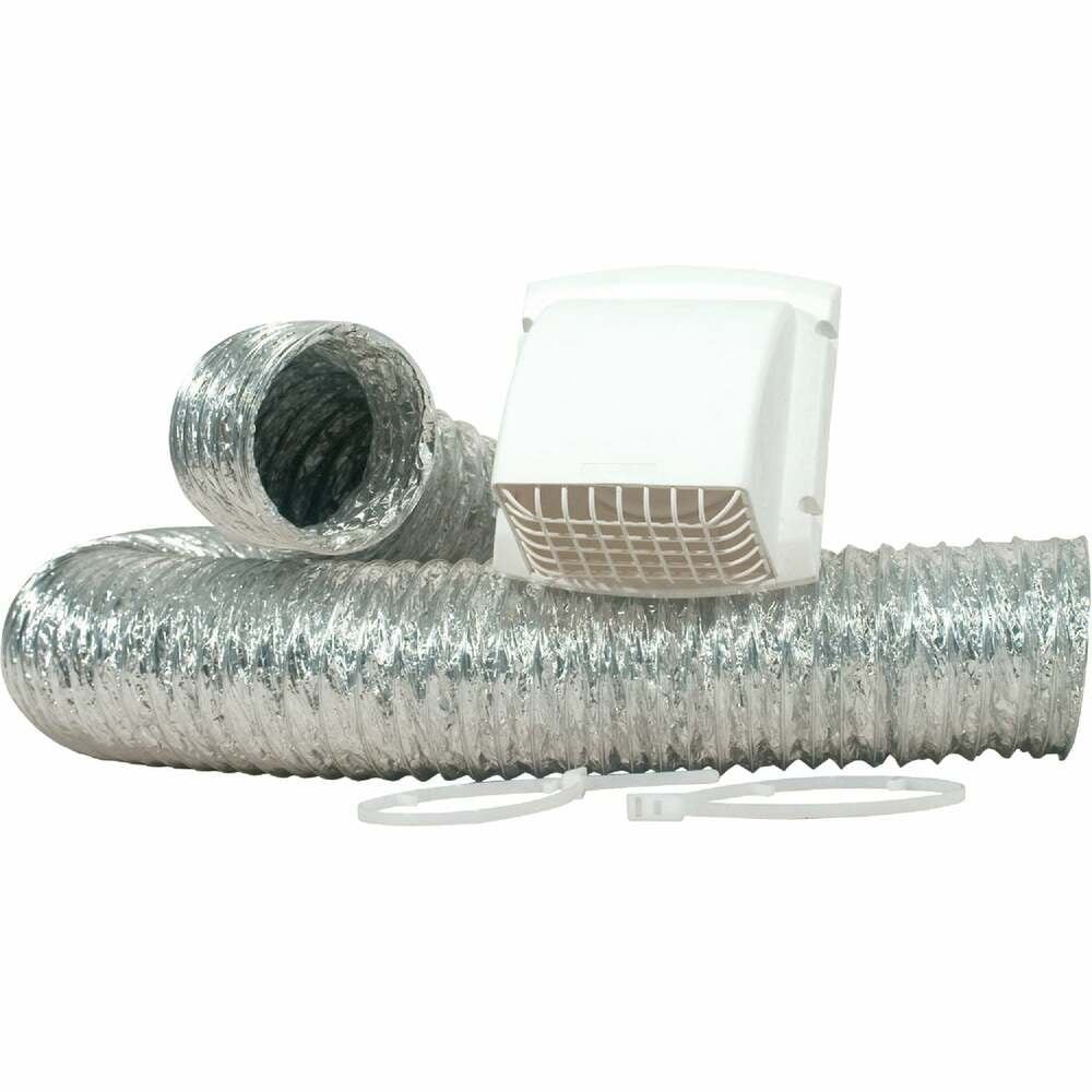 Dundas Jafine White Gas or Electric Dryer Vent Kit (4-Piece) TD48PMKZW6 TD48PMKZW6 264939