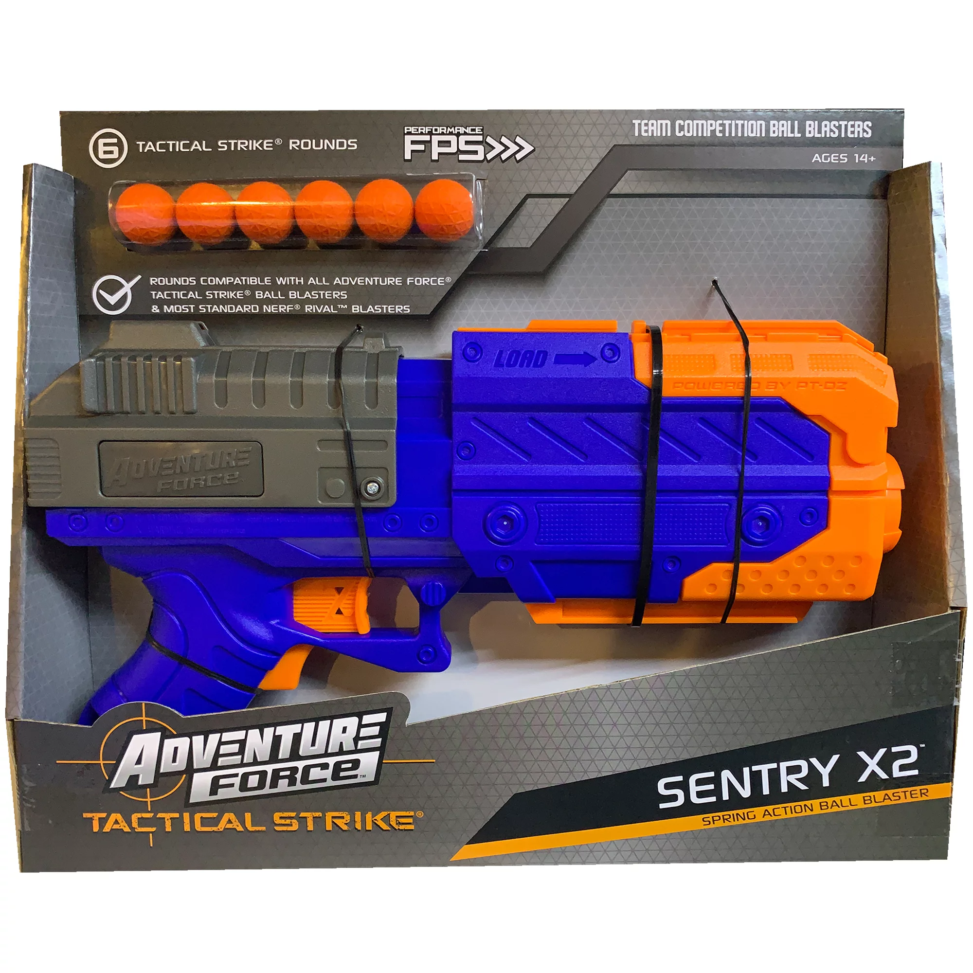 Adventure Force Tactical Strike Sentry X2 Spring Action Ball Blaster