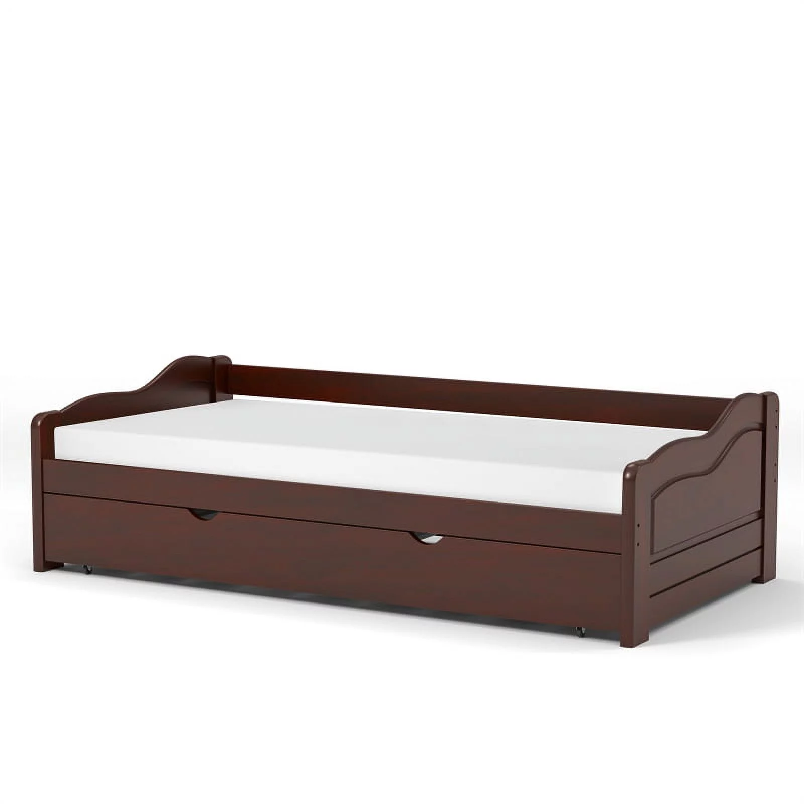 Furniture of America Bateman Wood Daybed with Trundle in Espresso