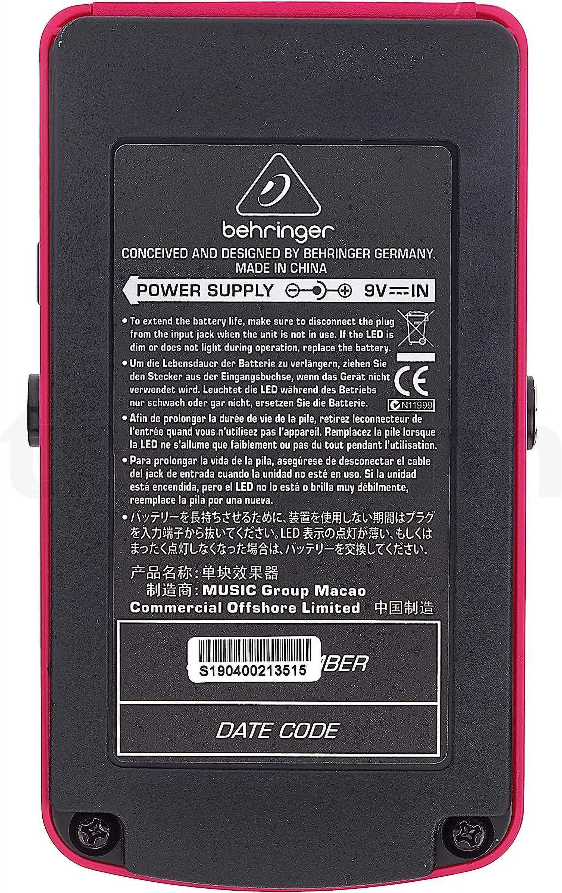 Behringer HM300 Heavy Metal Distortion Effects Pedal