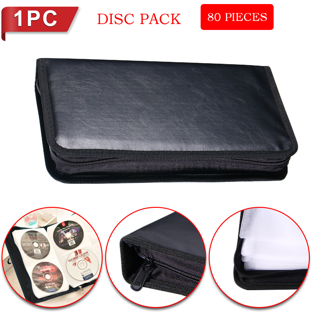 JLLOM G � PEH Holds 80 Disk Cd Dvd Dj Vcd Pu Wallet Storage Organizer Album Disc Holder Case