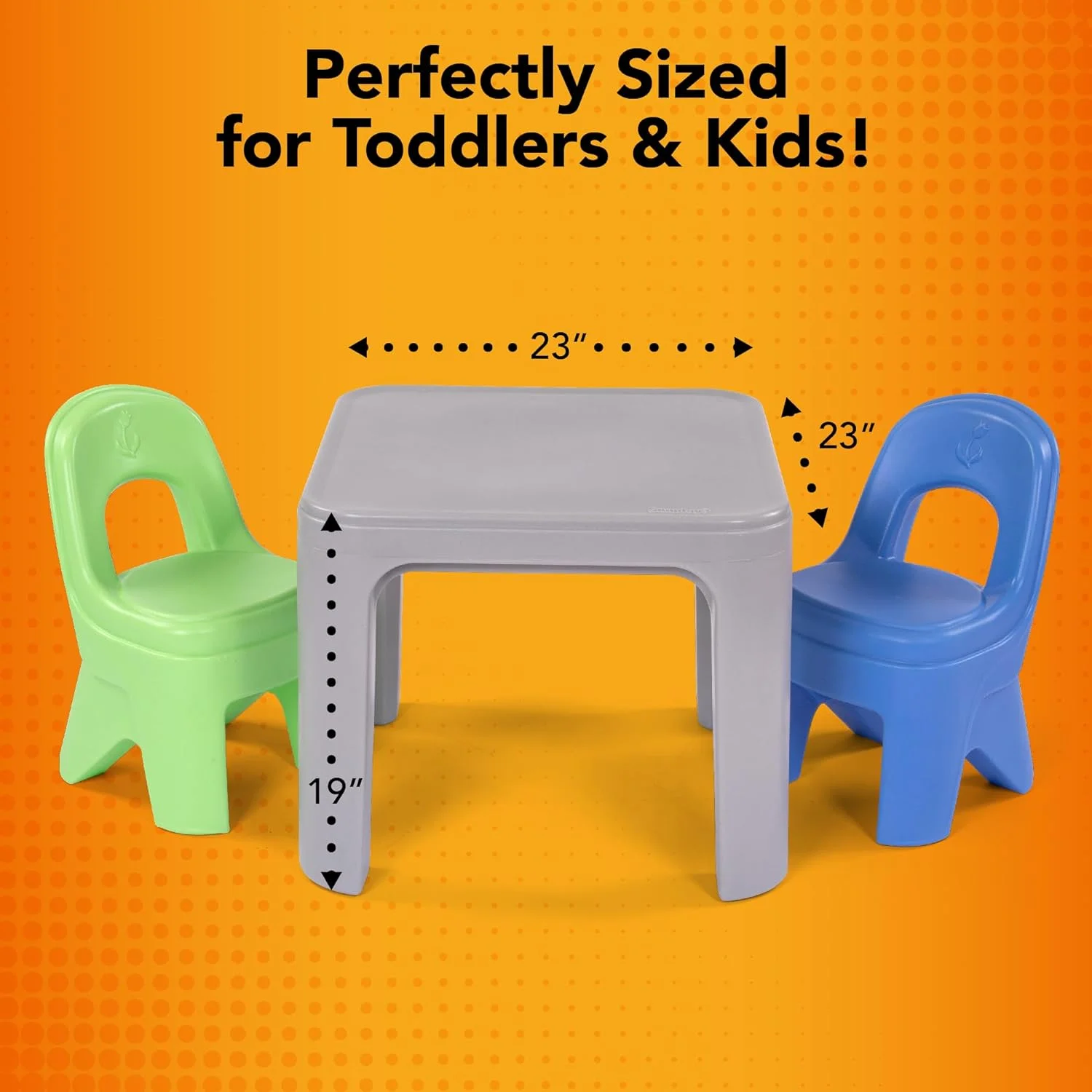 216080 Play Around Table and Chairs, Multi
