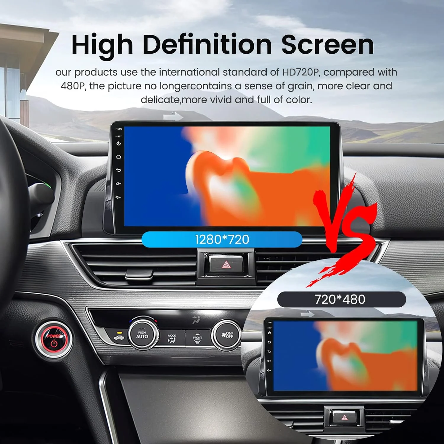 THONZER Android 12 Car Radio Stereo for Honda Accord 10th 2018-2021, 10.1