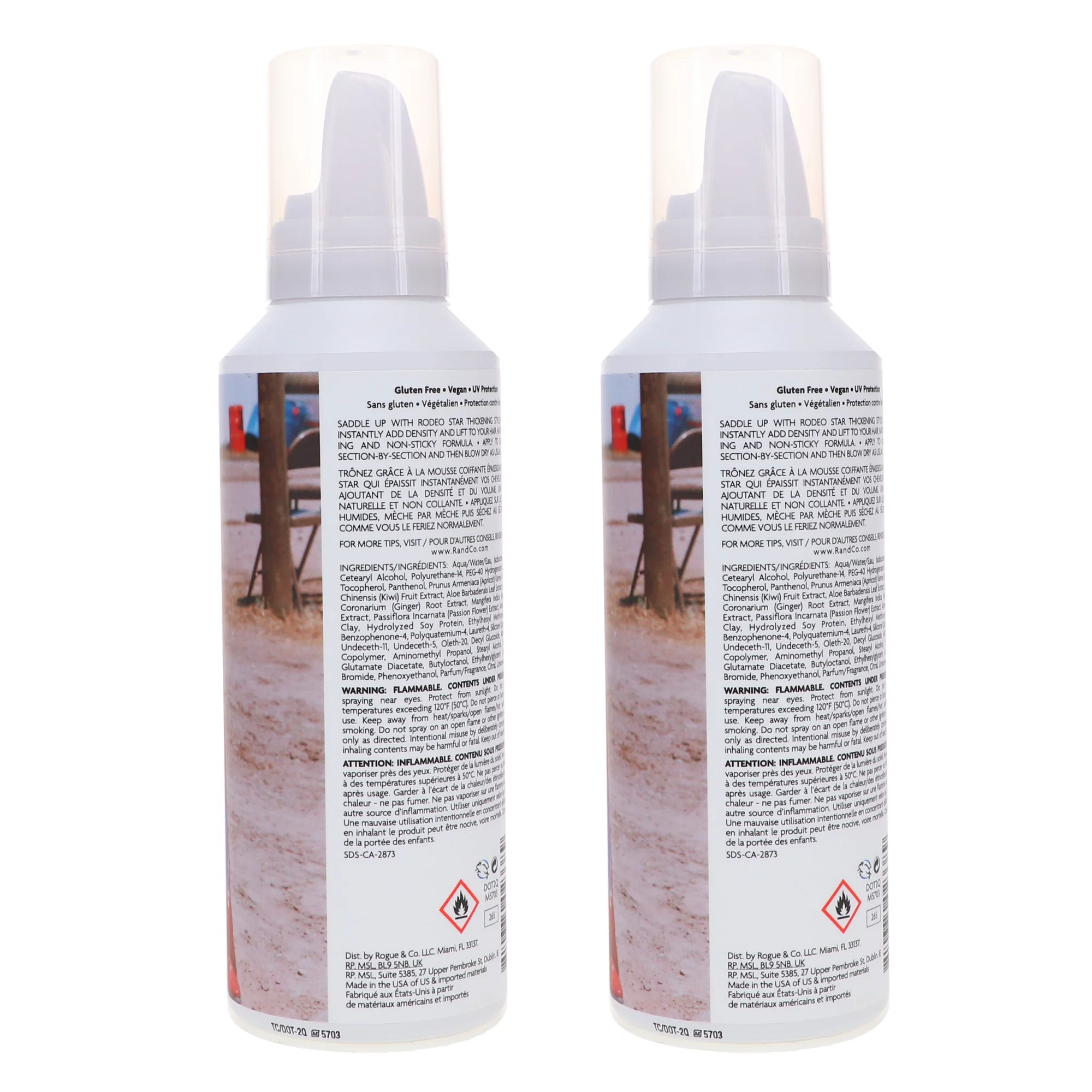 R+CO RODEO STAR Thickening Style Foam 5 oz 2 Pack