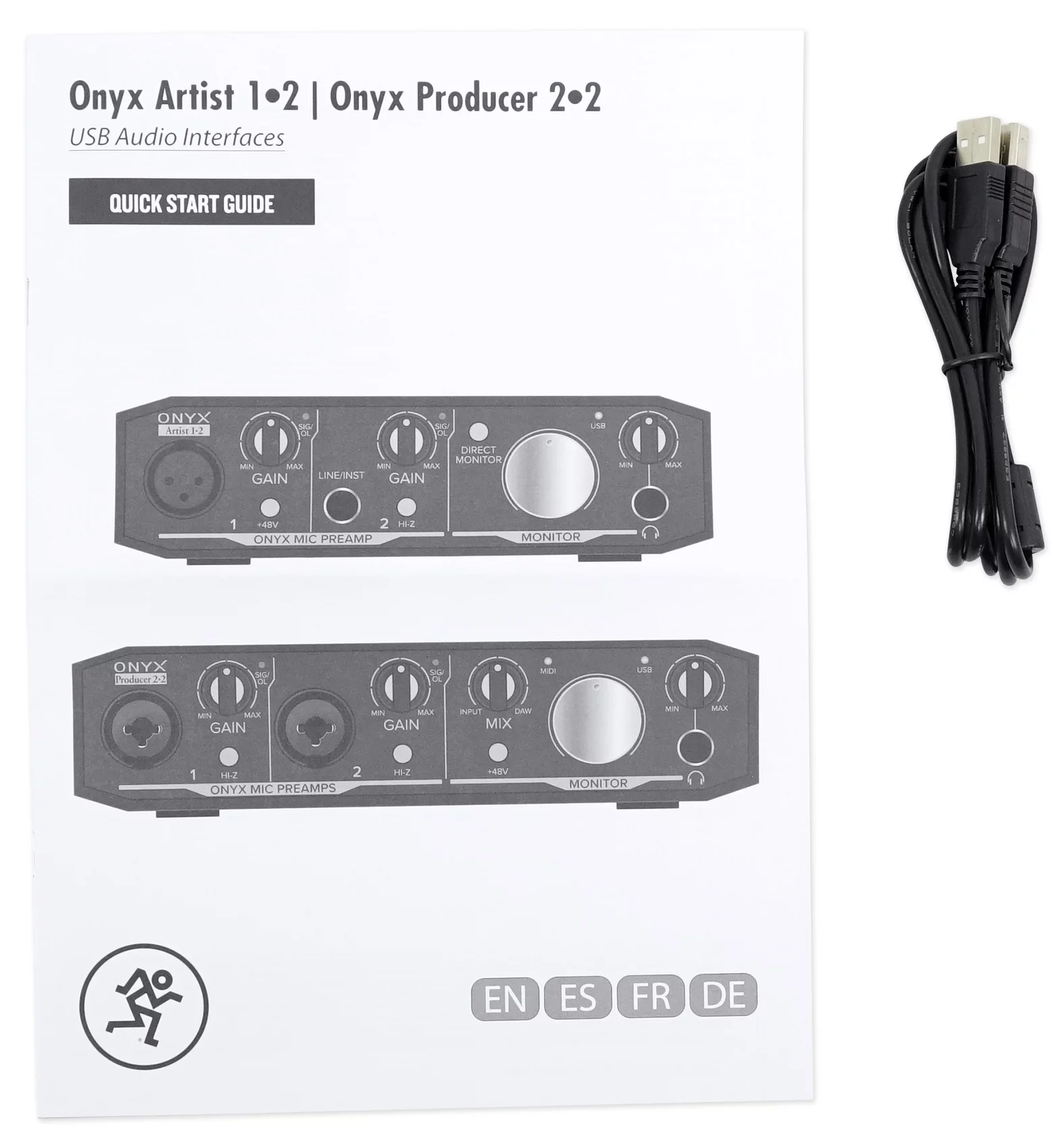 Mackie Onyx Producer 2.2 2x2 USB Audio MIDI Recording Studio Interface + Stand