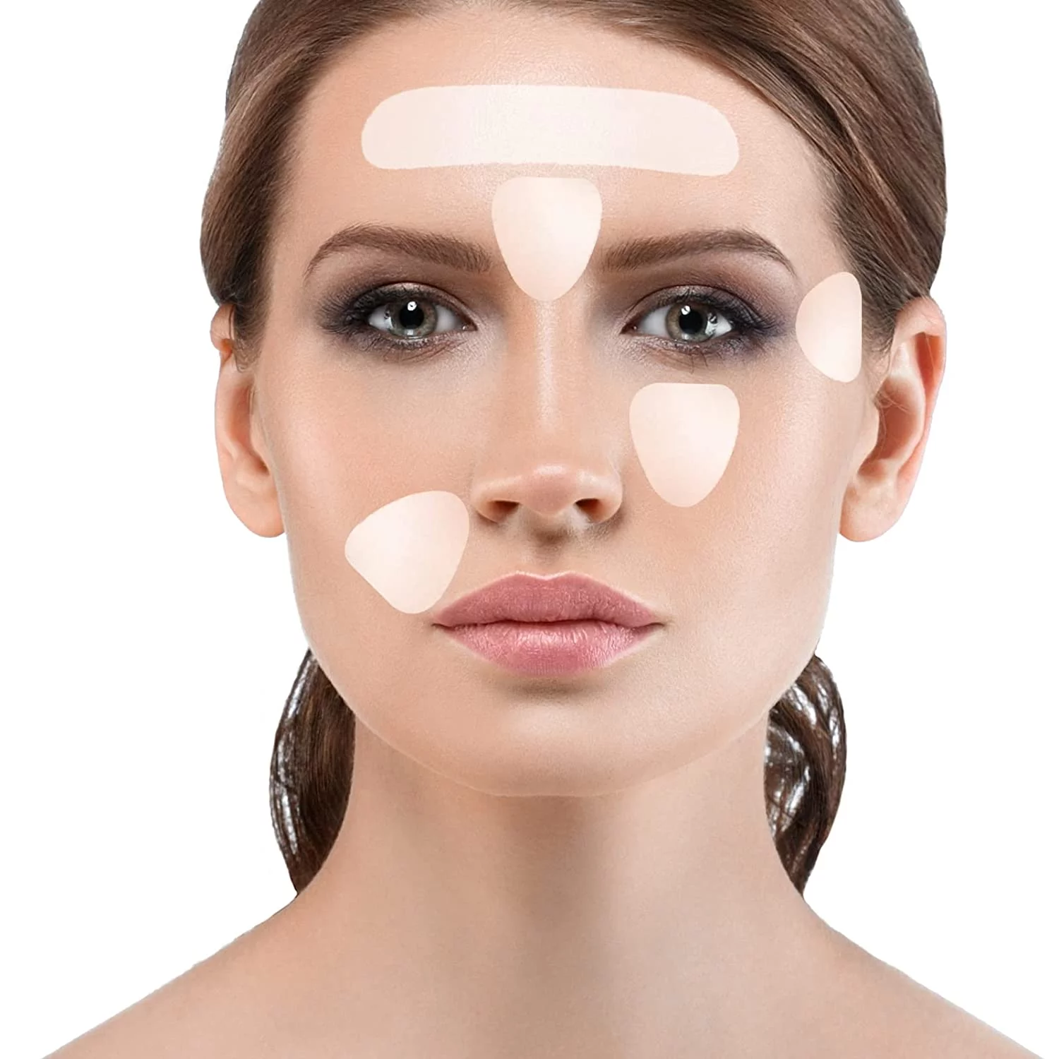 Skywee  Facial Patches for Wrinkles, Facial Wrinkle Smoothing Patches, Forehead Wrinkle Remover Strips Clear (180 Strips)