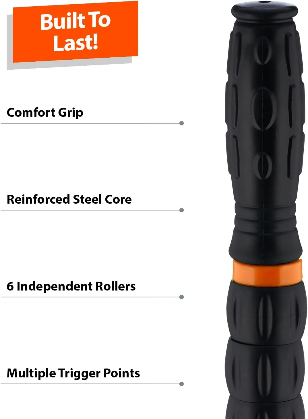 URBNFit Muscle Roller - Massage Stick for Sore Muscles, Deep Tissue Leg & Body Rollers