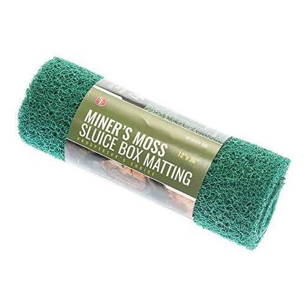 Green Miner's Moss Sluice Box Matting, 12
