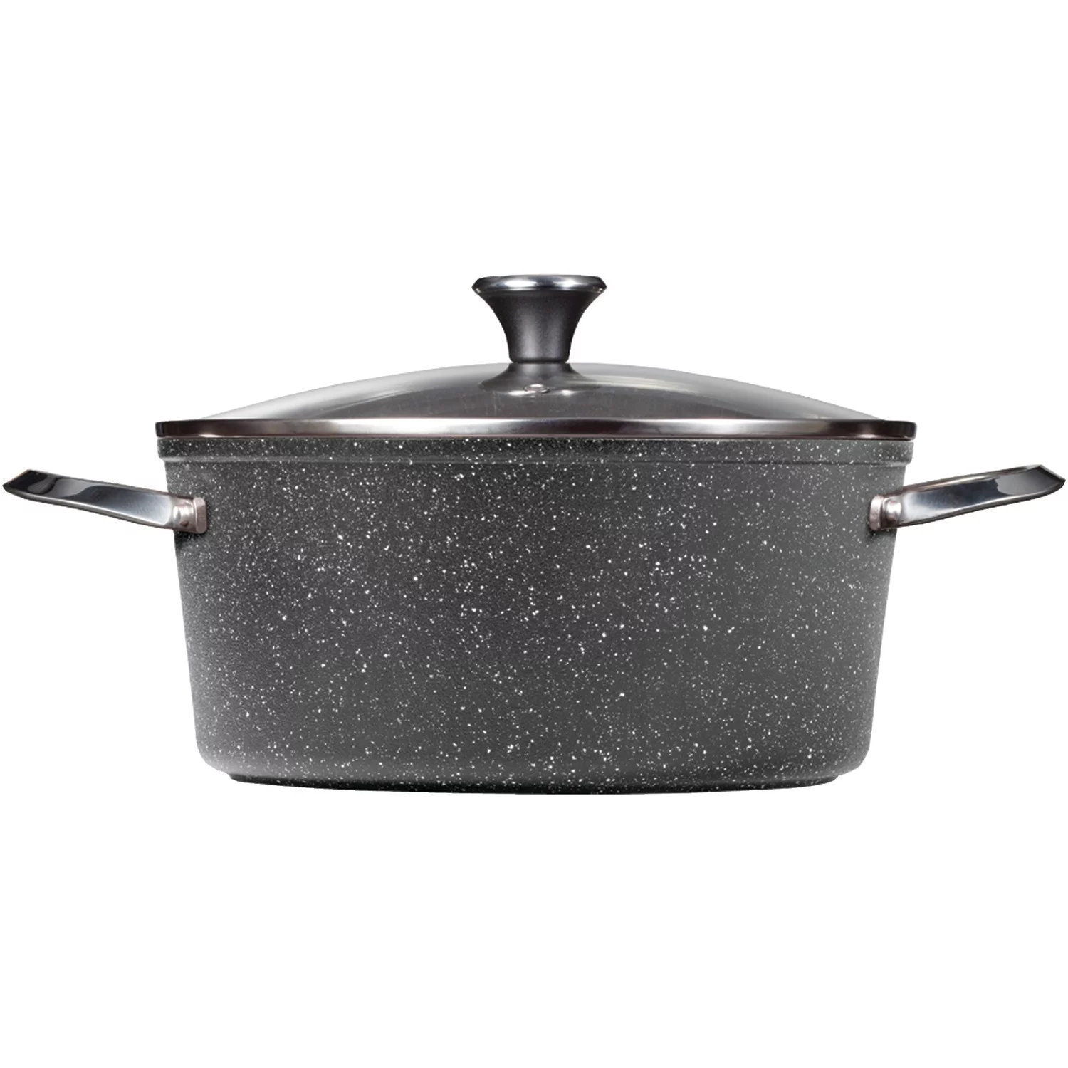 The Rock by Starfrit One Pot 7.2-Quart Stock Pot with Lid & Gourmet Fry Cutter