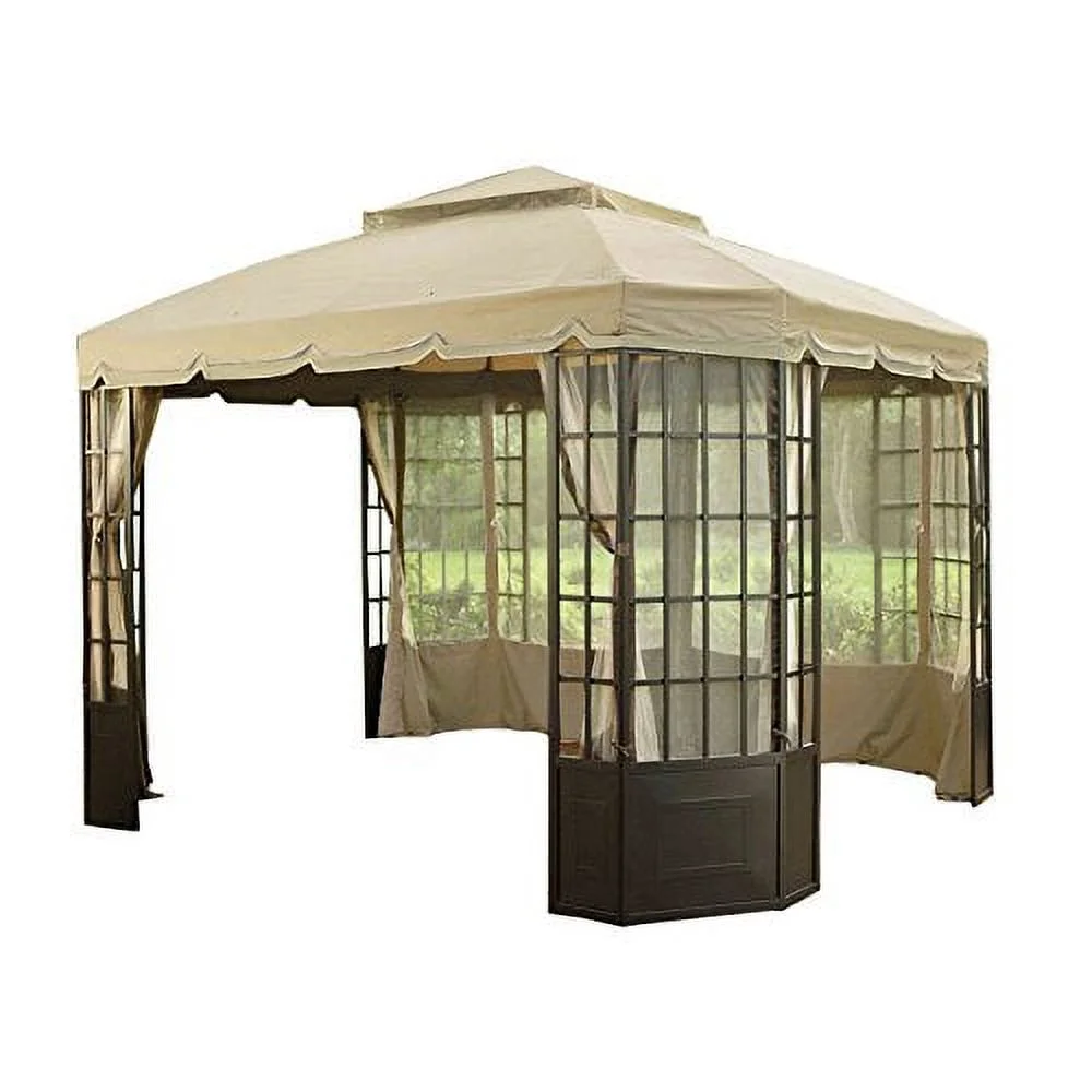 Garden Winds Replacement Canopy Top for The Bay Window Gazebo Sold At Sears and Kmart, Riplock 500
